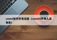cmmi软件开发流程（cmmi5开发人员角色）